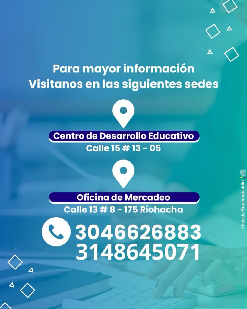 611261280_18555616249028772_135867385830803540_n-819x1024 ¡A estudiar! Comfaguajira abre matrículas para sus nuevas carreras técnicas laborales en Riohacha.